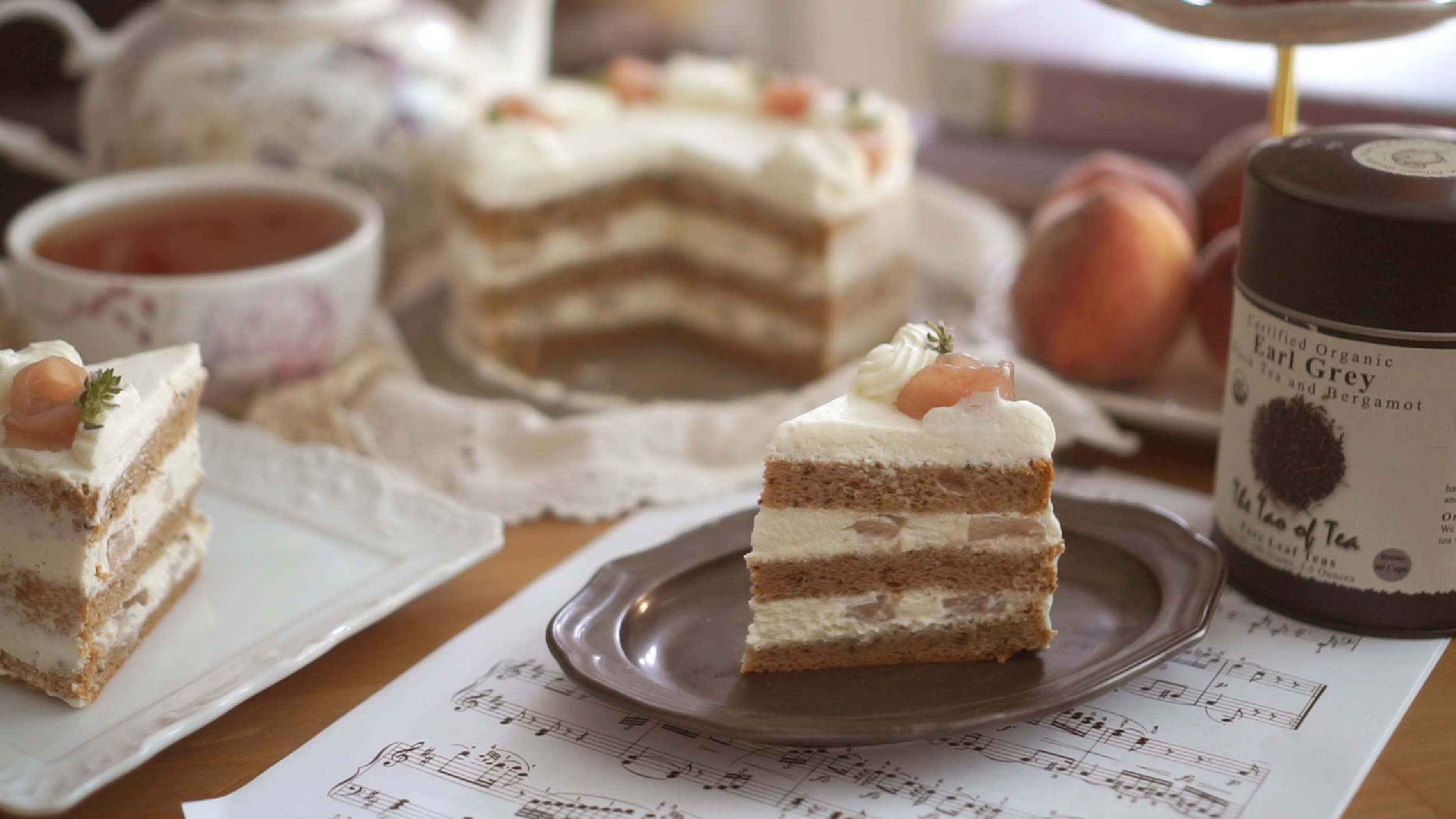 br/>Earl Grey and Peach Chiffon Cake Recipe — In Search of Lost